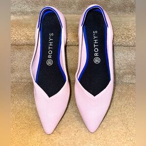 Rothy’s The Point in Blush Pink size 11